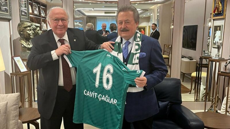 Bursaspor'dan Cavit Çağlar'a ziyaret