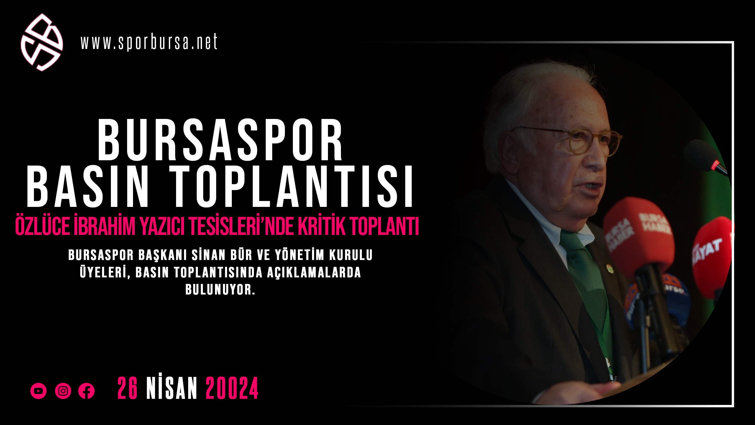 Bursaspor basın toplantısı
