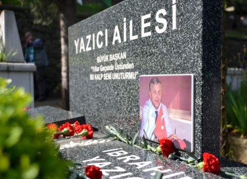 Efsane Başkan İbrahim Yazıcı kabri başında anıldı!