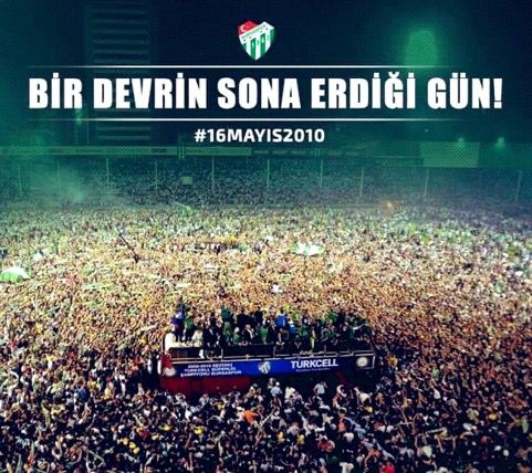 Şampiyon Bursaspor sen çok yaşa!