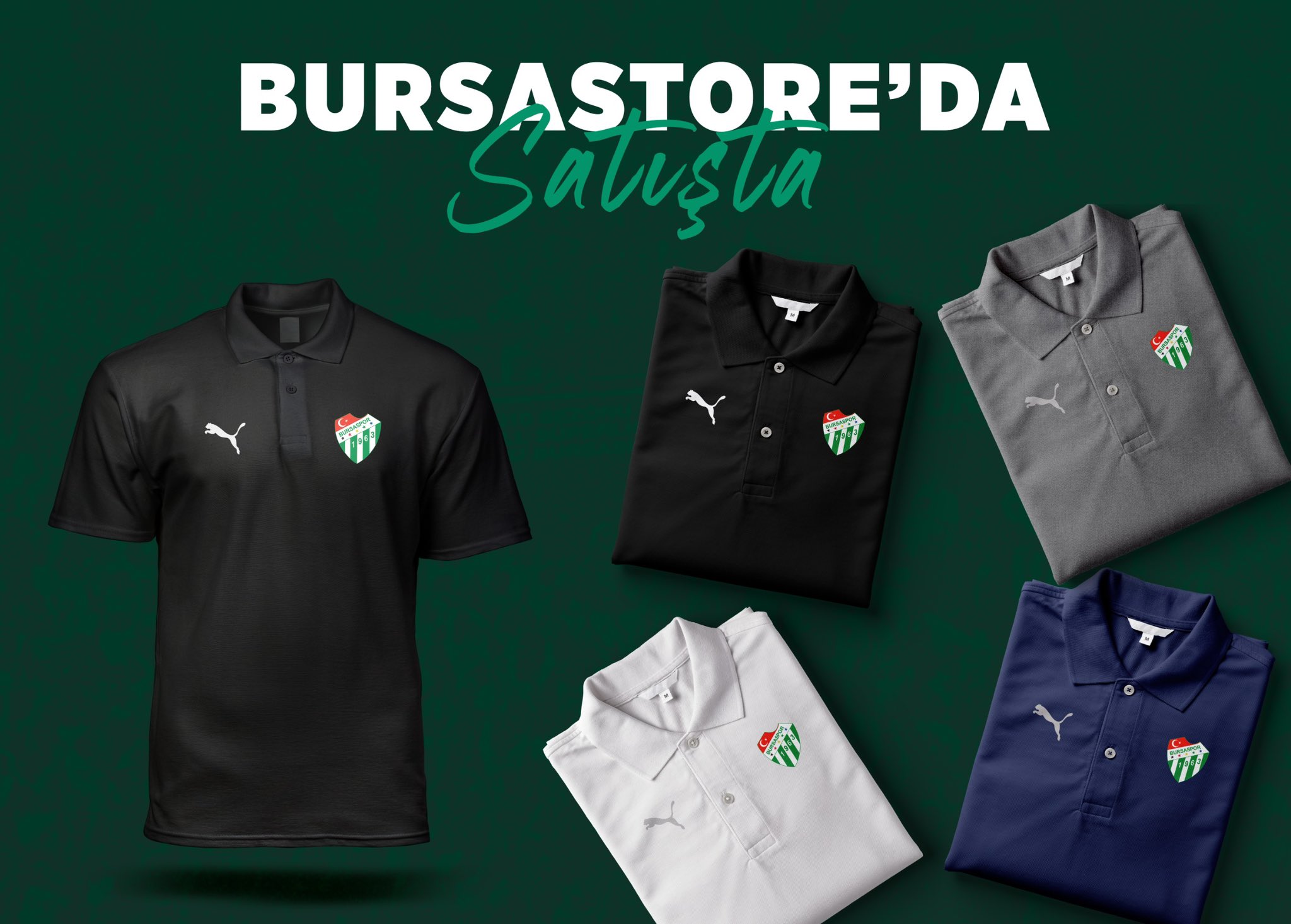 Bursaspor’un yeni sezon PUMA ürünleri satışta!