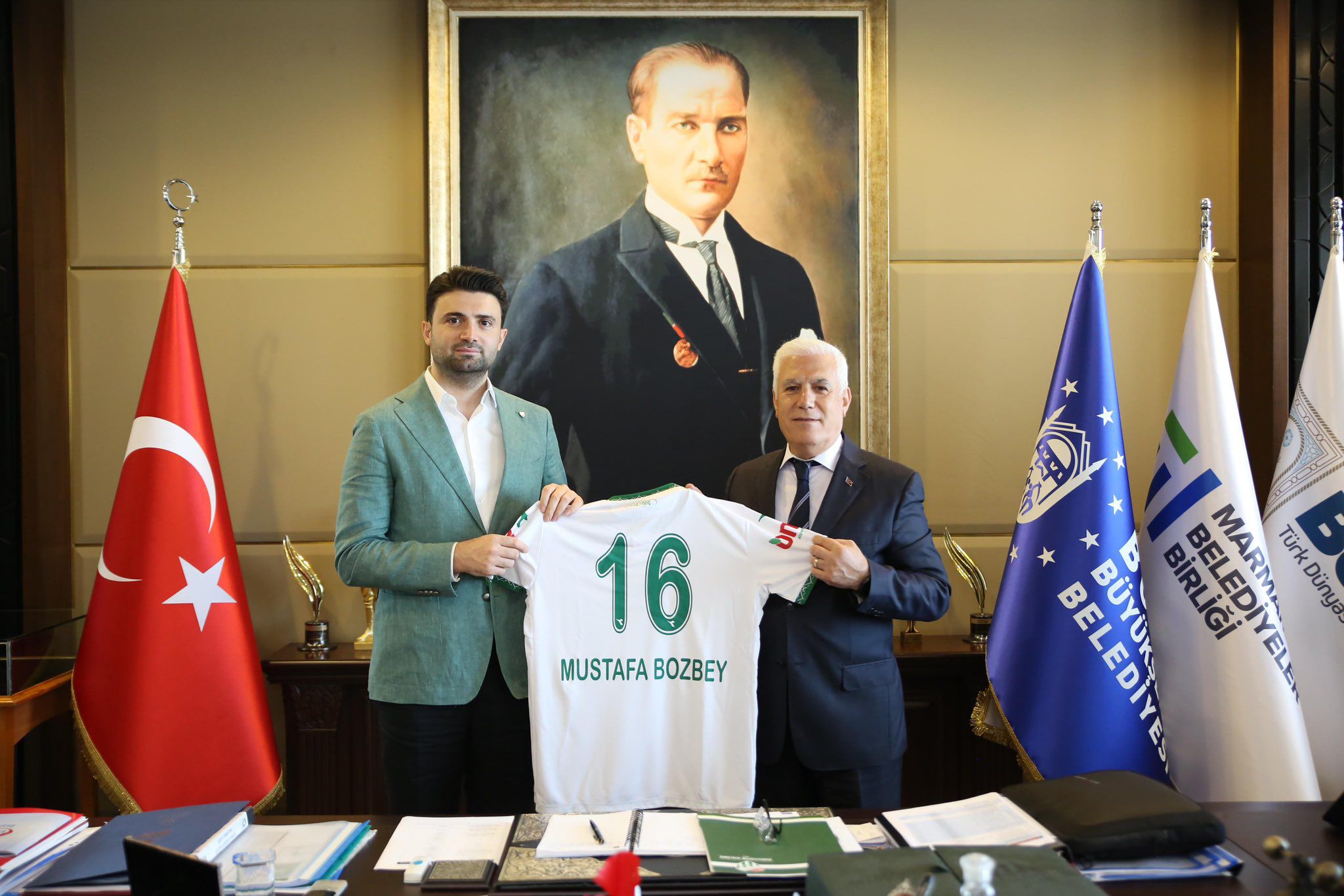Bursaspor’dan Bozbey’e ziyaret