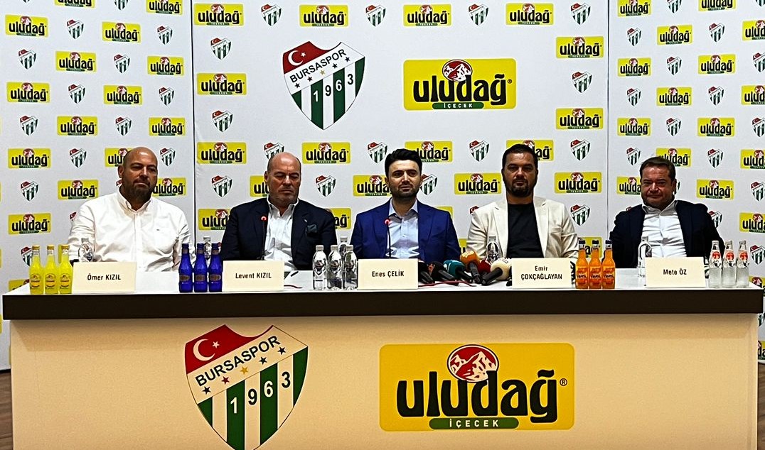 Bursaspor'un forma sponsoru Uludağ İçecek