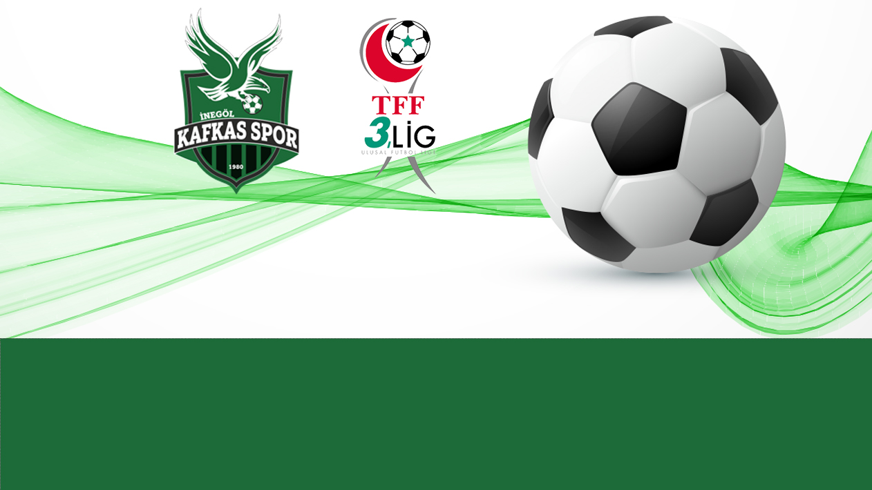 İnegöl Kafkasspor'un fikstürü belirlendi