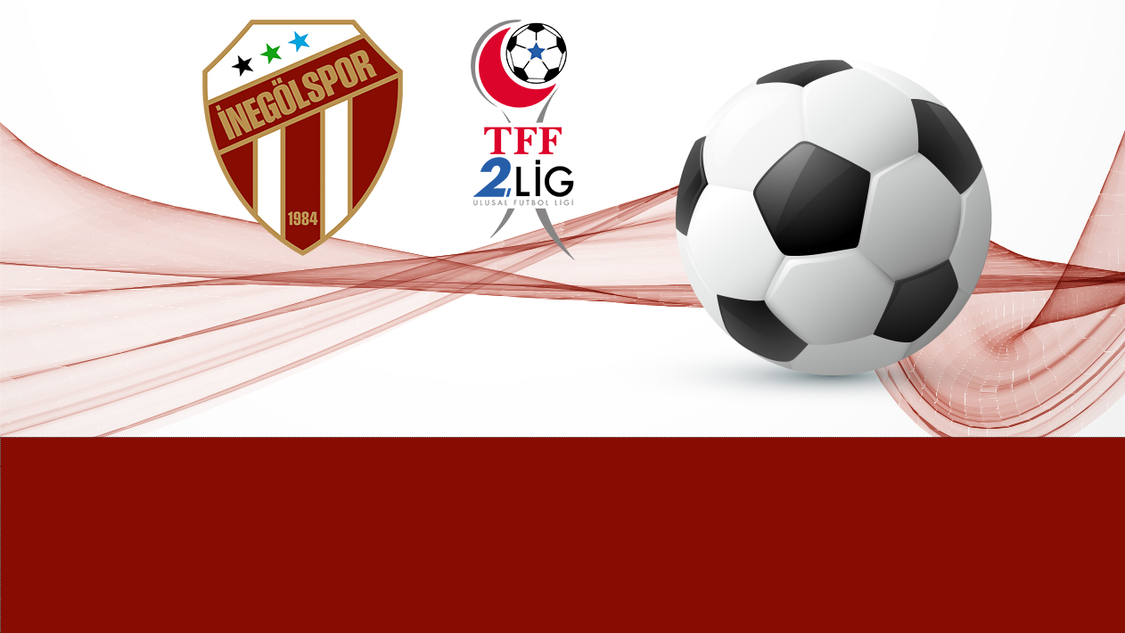 İşte İnegölspor'un ilk yarı fikstürü