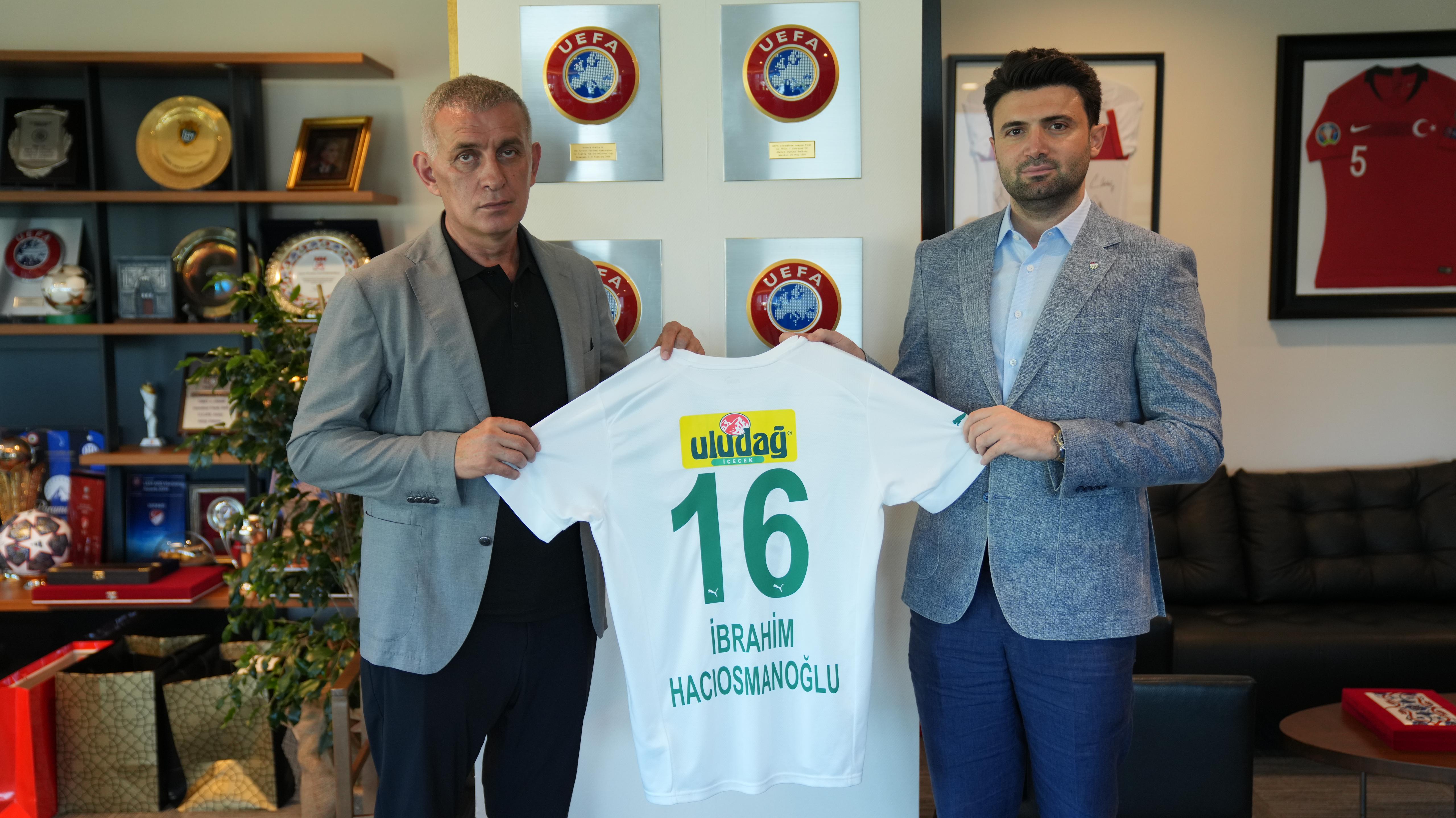 Başkan Çelik’ten Hacıosmanoğlu’na ziyaret