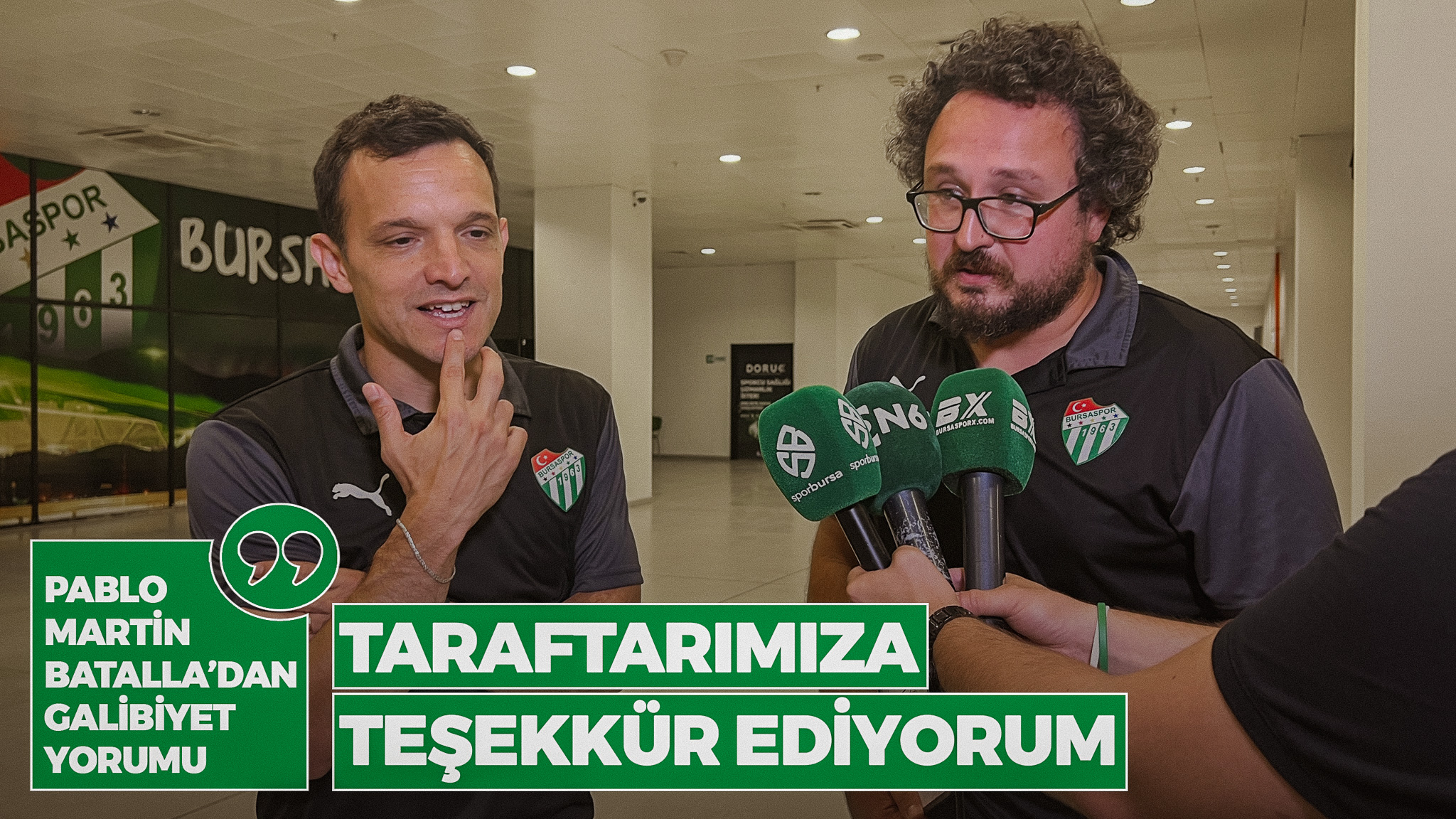 Batalla "Taraftarımıza teşekkür ediyorum"