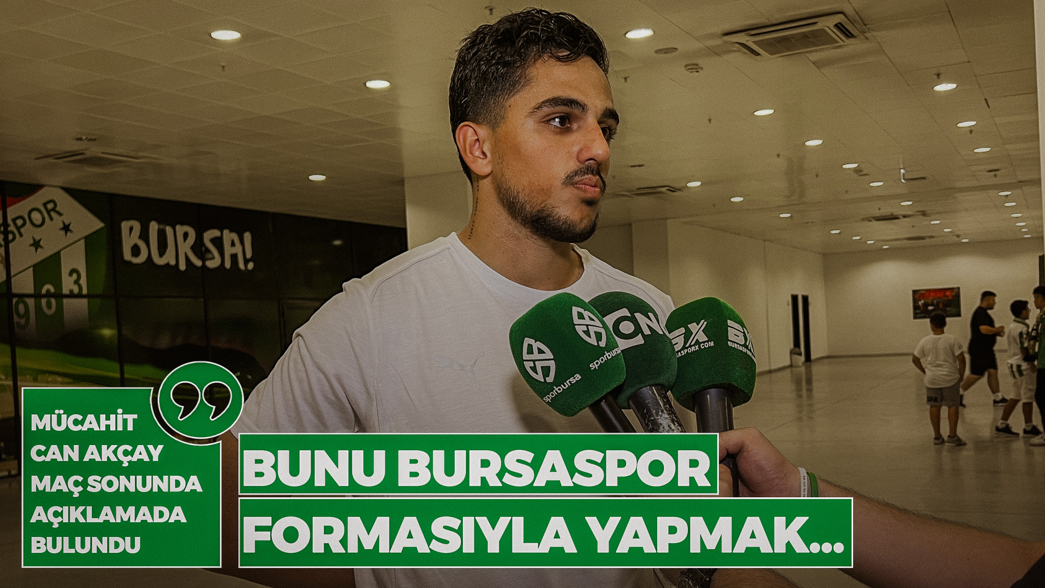 Mücahit Can Akçay "Bunu Bursaspor formasıyla yapmak"