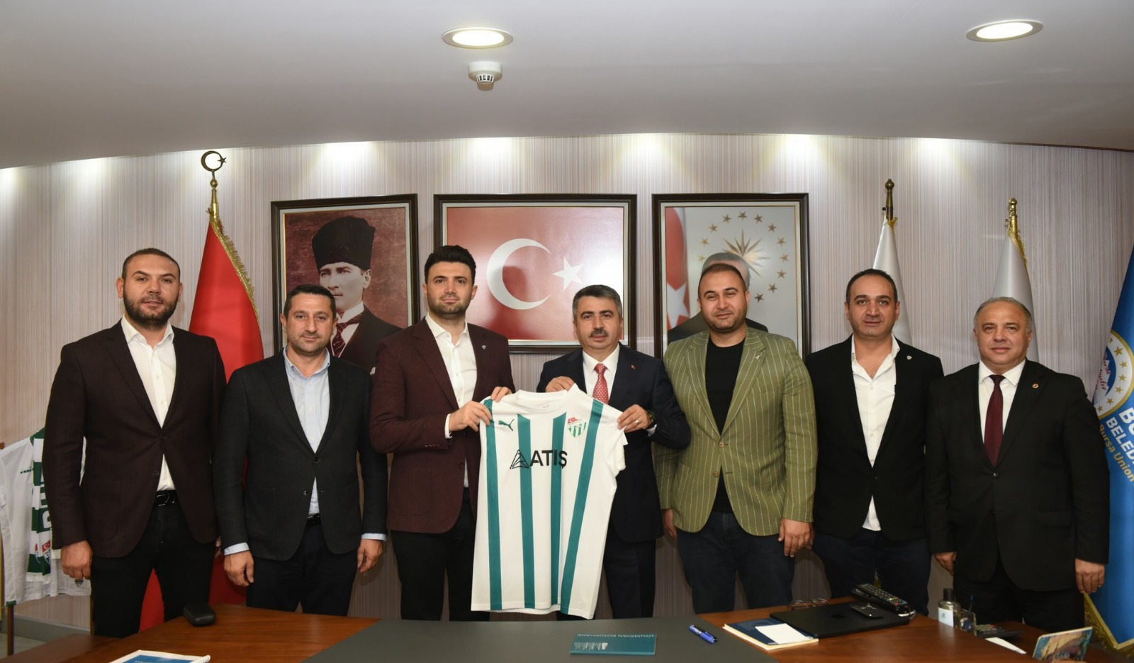 Bursaspor'dan Yıldırım Belediyesi'ne ziyaret