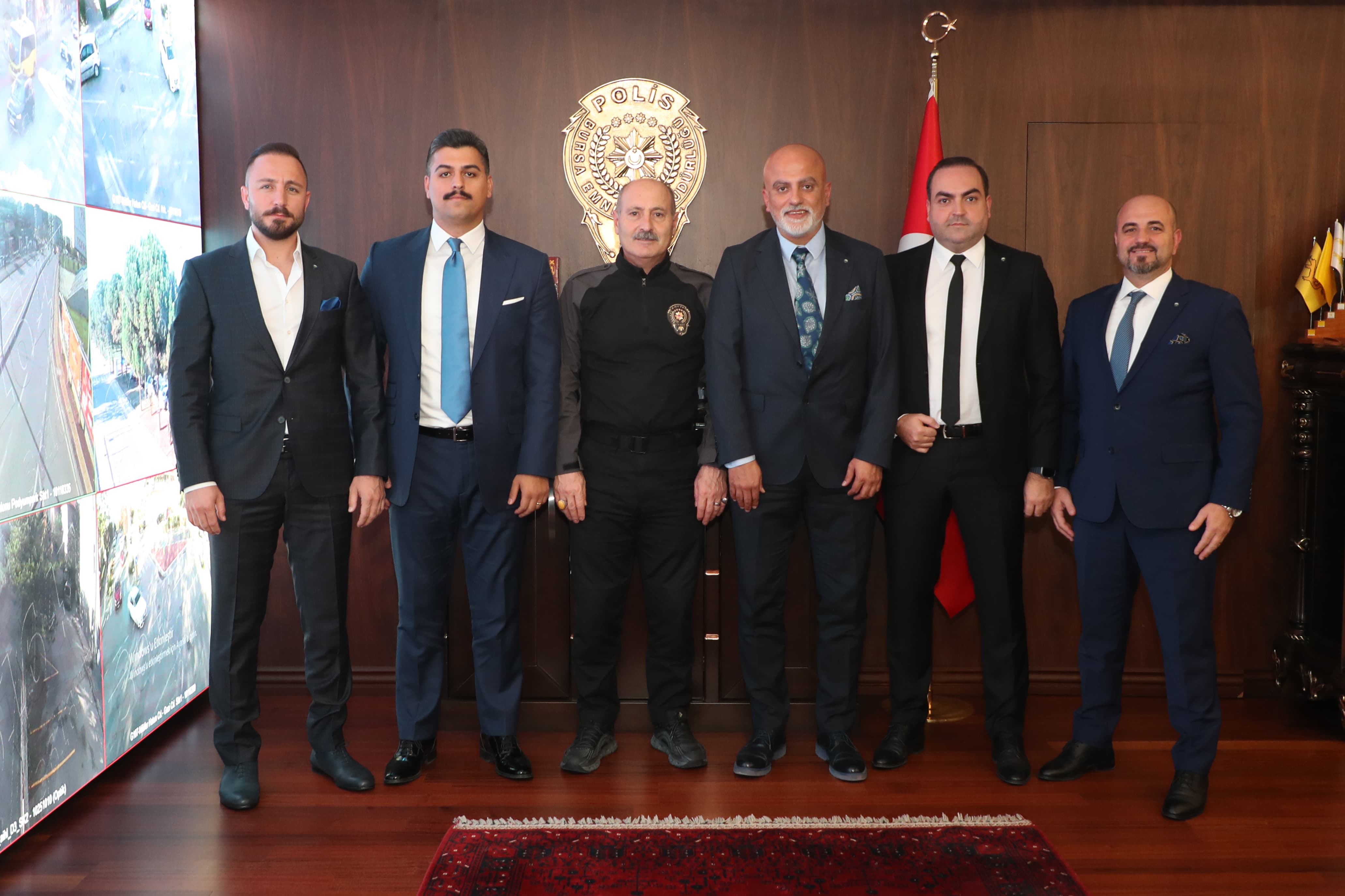 Bursa Nilüfer FK'dan Emniyet Müdürü Zaimoğlu’na ziyaret