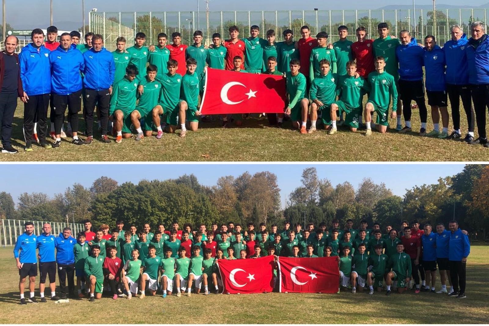 Bursaspor altyapısında Cumhuriyet coşkusu