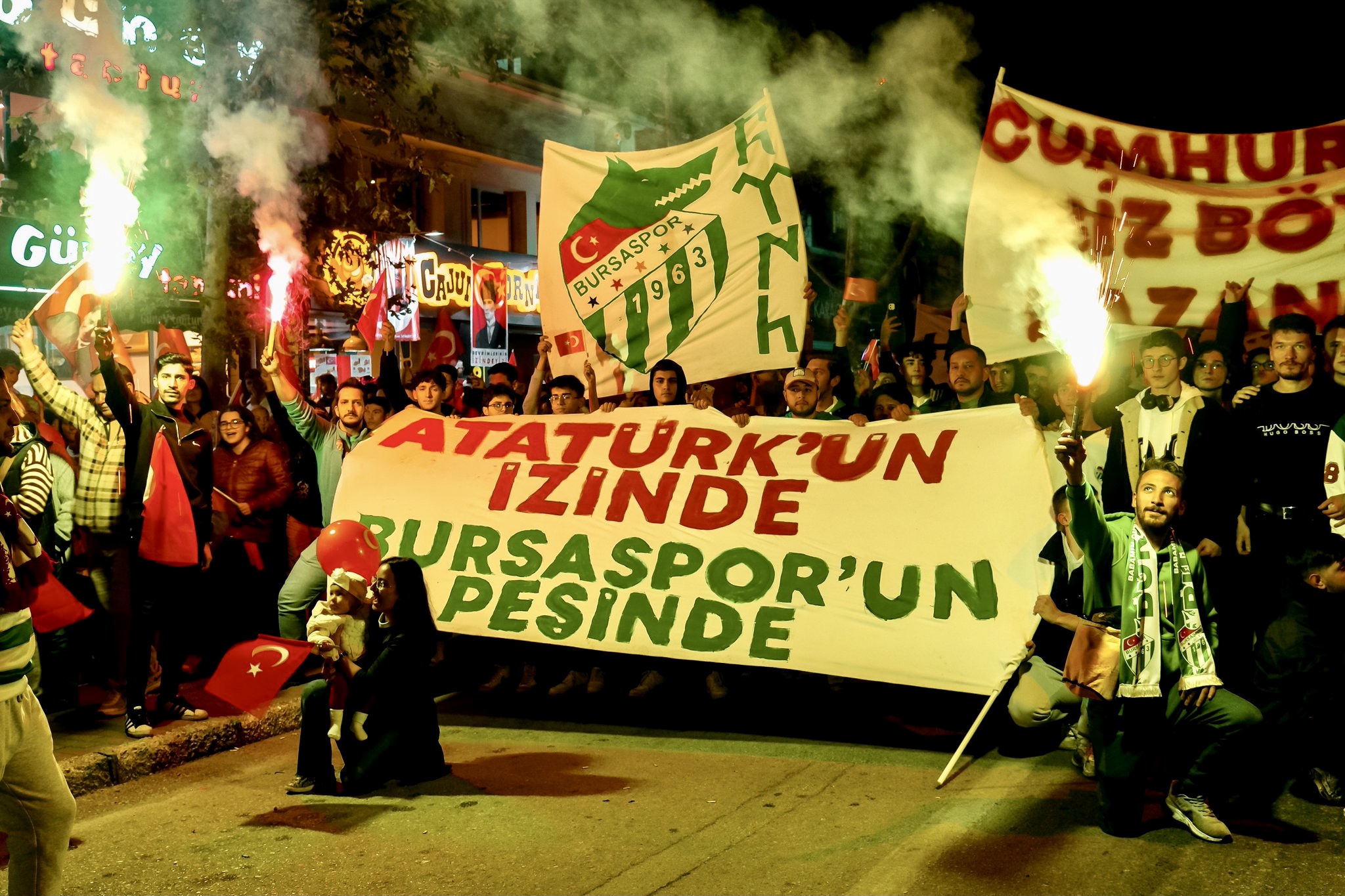 Atatürk’ün izinde Bursaspor’un peşinde
