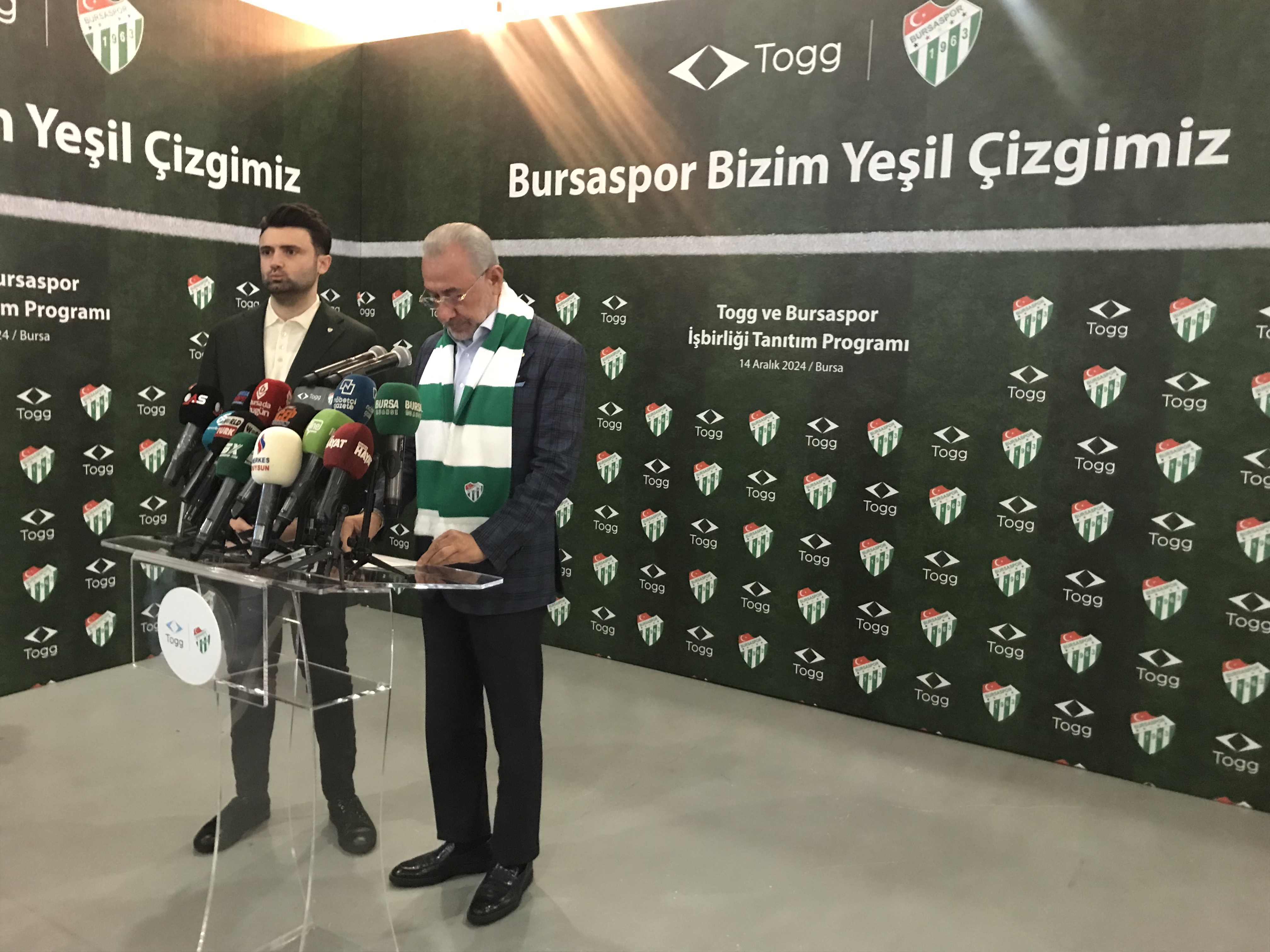 Bursaspor TOGG’u tanıttı