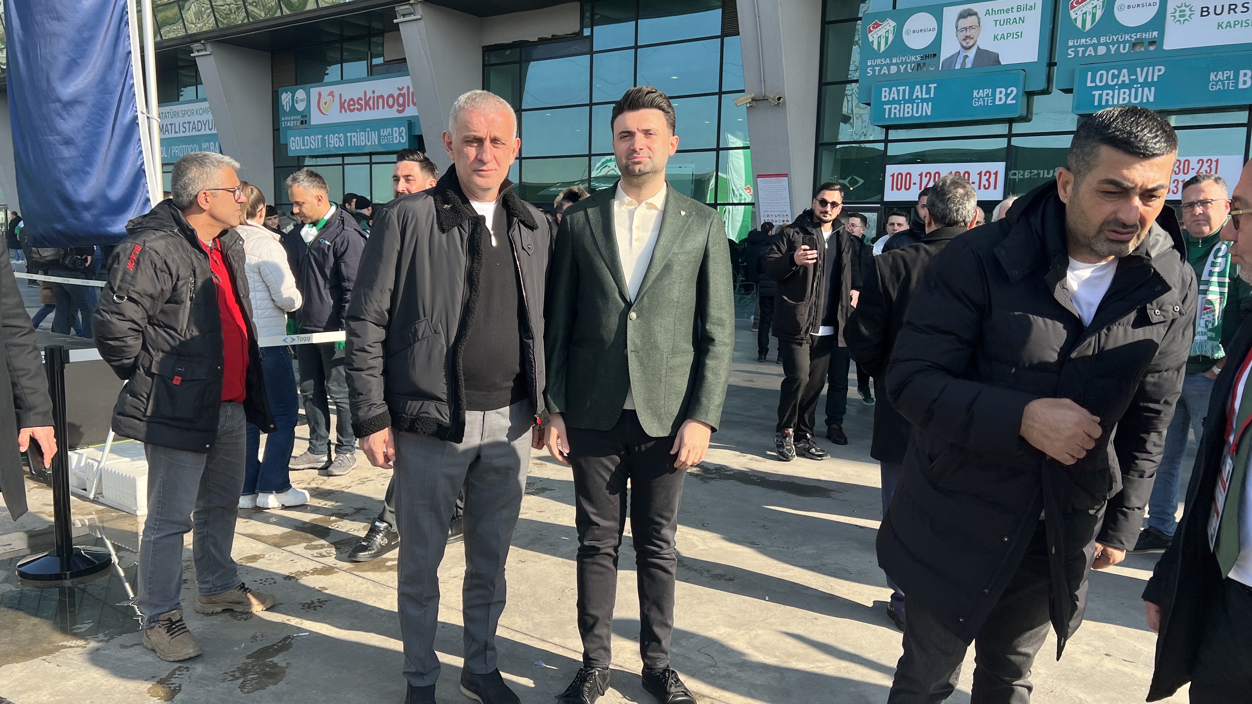 TFF Başkanı Bursaspor maçında