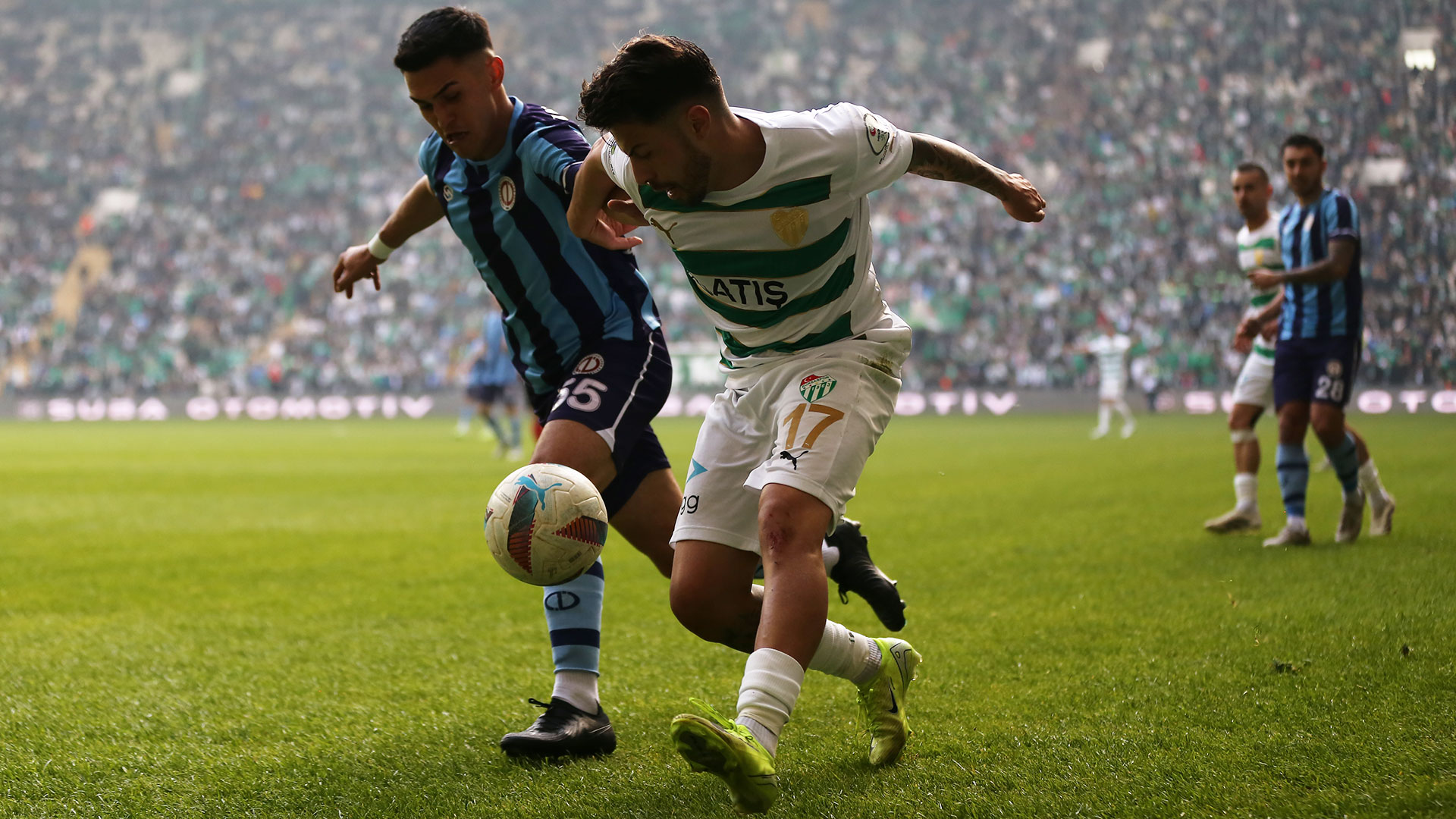 Foto Galeri (Bursaspor-Anadolu Üniversitesi maçından unutulmaz kareler)