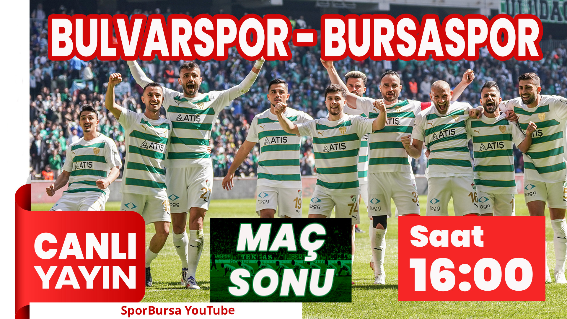 Bulvarspor - Bursaspor maç sonu canlı yayın