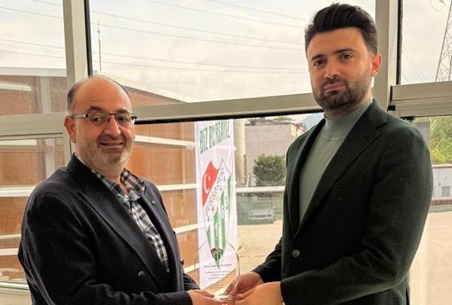 Başkan Çelik'ten Yıldırım'a teşekkür plaketi