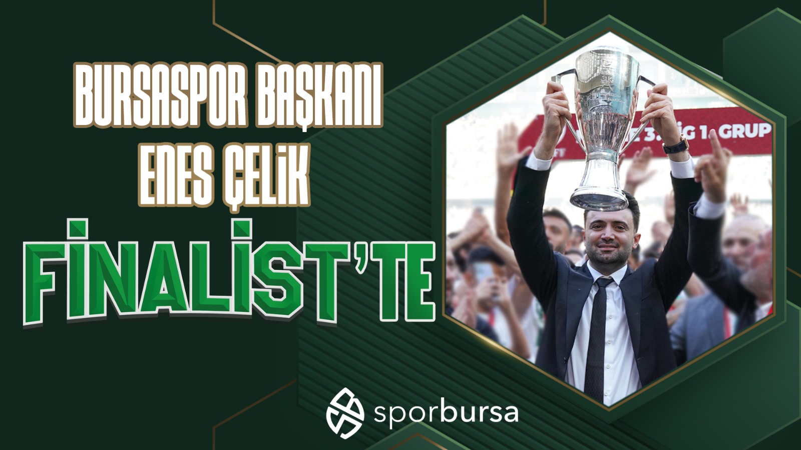 Bursaspor Başkanı Enes Çelik, Finalist'e konuk oldu