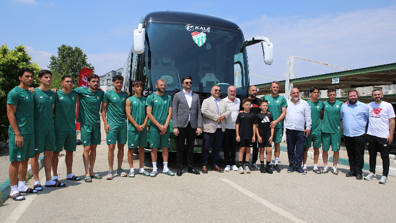 Bursaspor’a ‘Kale’ gibi otobüs