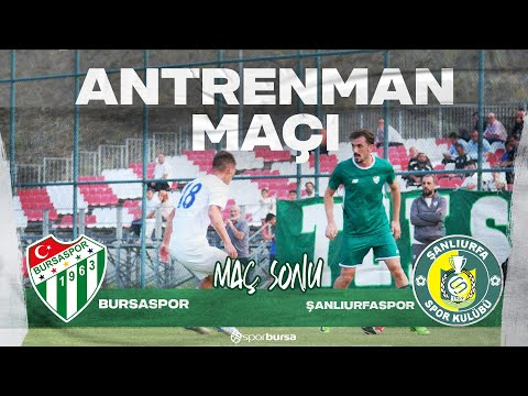 Bursaspor, yeni sezon hazırlıkları kapsamında üçüncü antrenman maçında Şanlıurfa ile karşılaştı