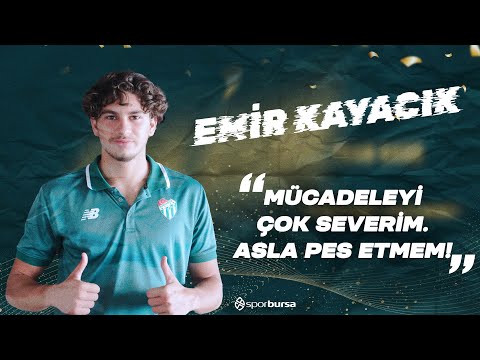Bursaspor'un genç stoperi Emir Kayacık: Hedefim Bursaspor'dan Avrupa'ya gitmek!... #sporbursatr