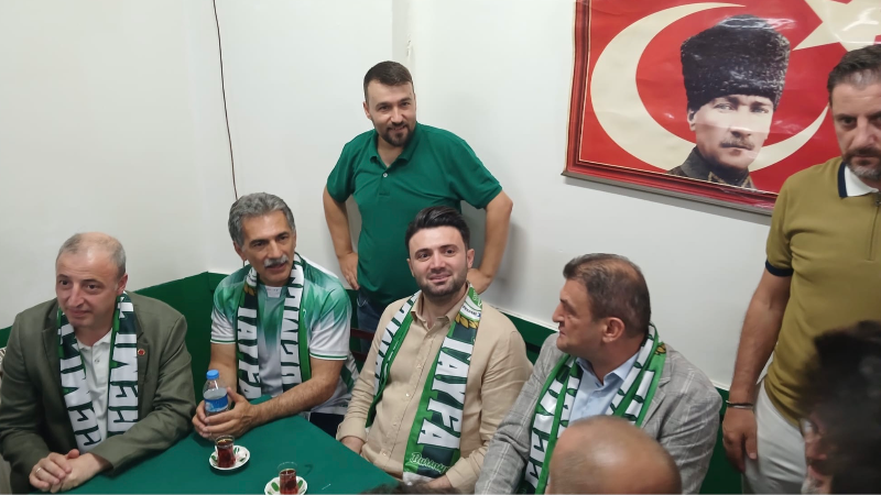 Gemlik’te Bursaspor coşkusu! Başkan Çelik açılışa katıldı