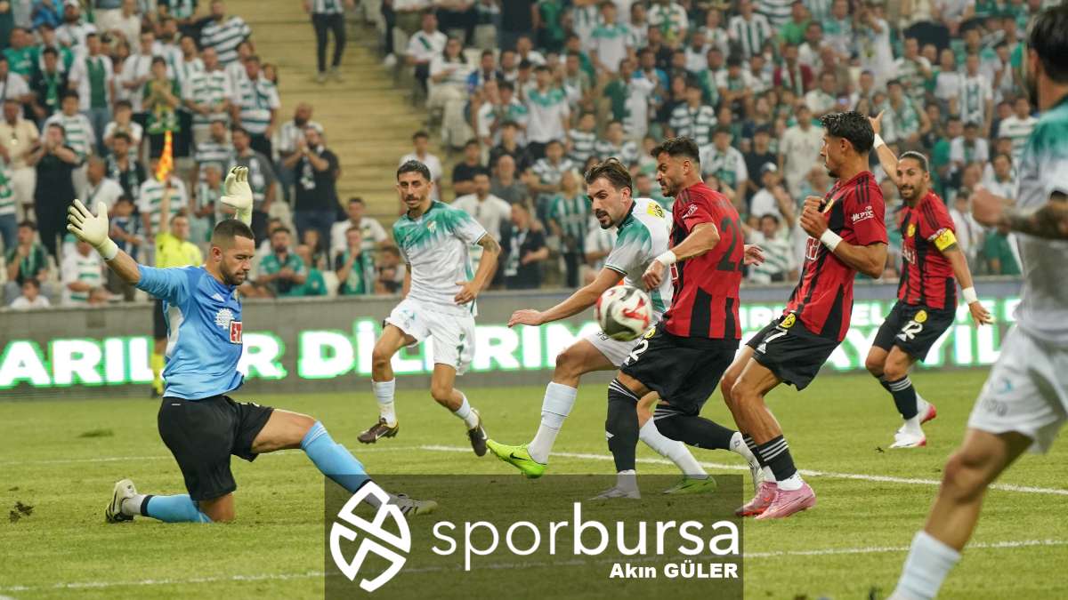 BURSASPOR - ESKİŞEHİRSPOR MAÇ FOTOĞRAFLARI