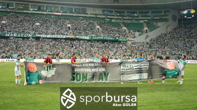 Bursaspor-Eskişehirspor maçından çok özel görüntüler