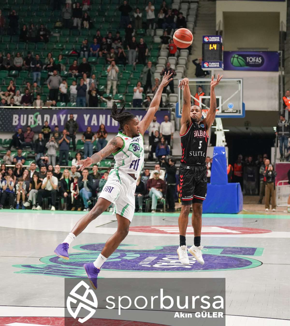 TOFAŞ - SURNE BİLBAO BASKET MAÇ FOTOĞRAFLARI
