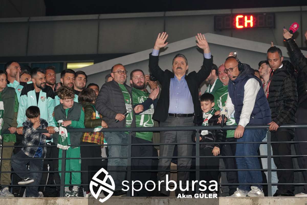 BURSASPOR ŞAMPİYONLUK KUTLAMASI
