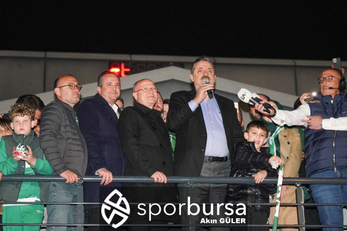 BURSASPOR ŞAMPİYONLUK KUTLAMASI