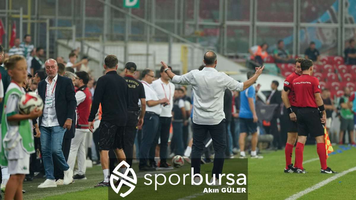 BURSASPOR - 1461 TRABZON MAÇ FOTOĞRAFLARI