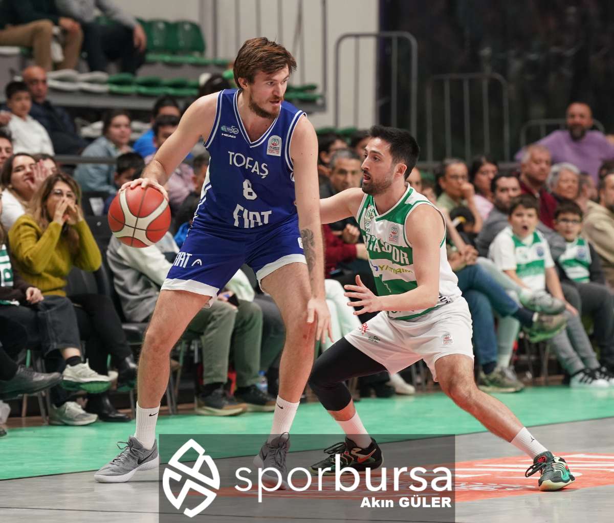 POTADA BURSA DERBİSİNDE BURSASPOR YÖRSAN TOFAŞ'I 98-93 MAĞLUP ETTİ