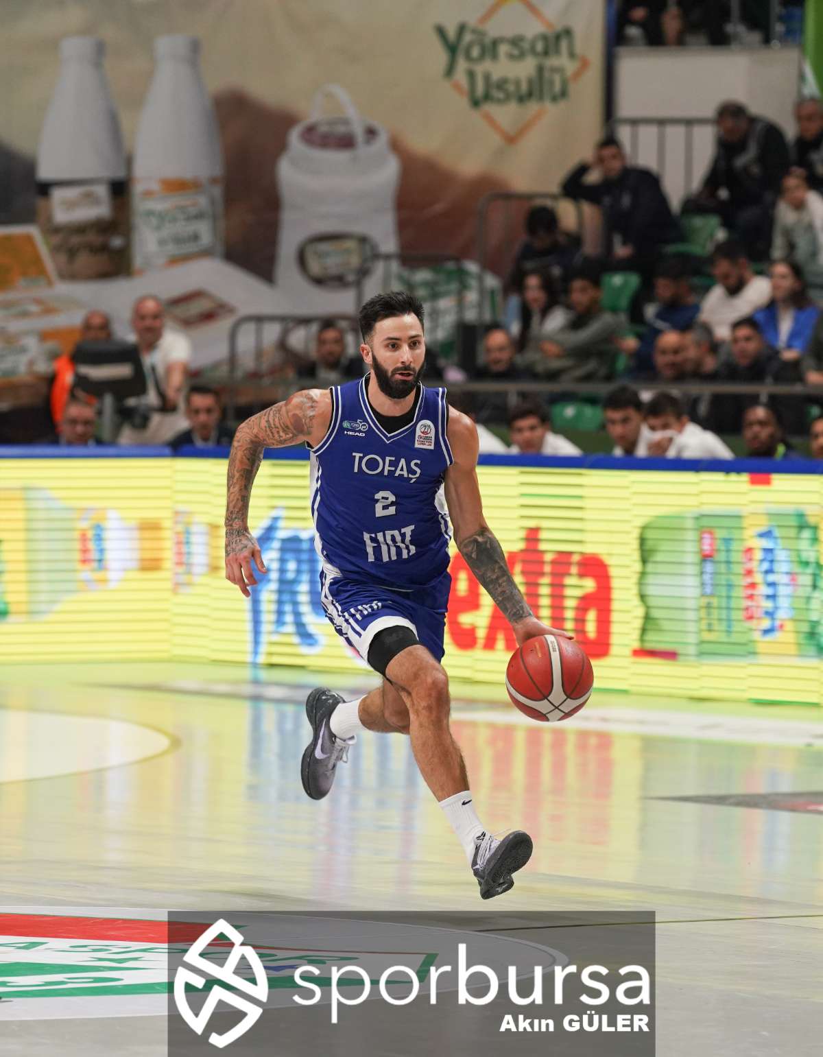 POTADA BURSA DERBİSİNDE BURSASPOR YÖRSAN TOFAŞ'I 98-93 MAĞLUP ETTİ