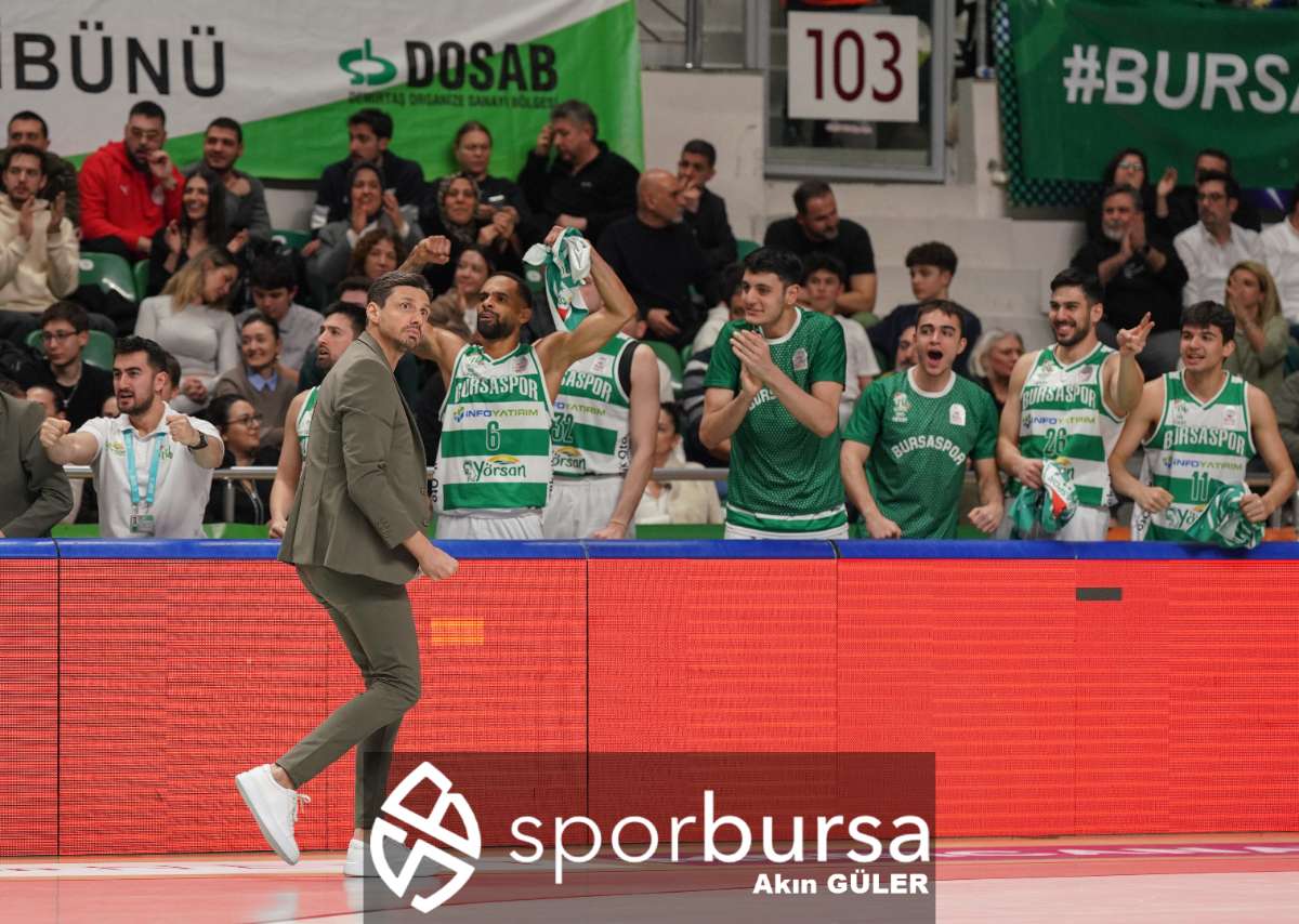 POTADA BURSA DERBİSİNDE BURSASPOR YÖRSAN TOFAŞ'I 98-93 MAĞLUP ETTİ