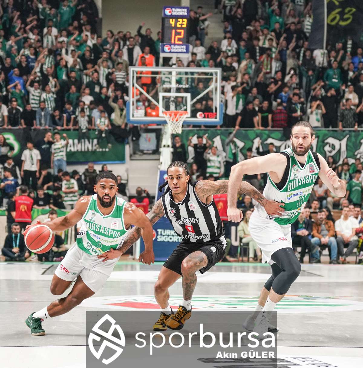 BURSASPOR YÖRSAN - BEŞİKTAŞ FİBABANKA MAÇ FOTOĞRAFLARI