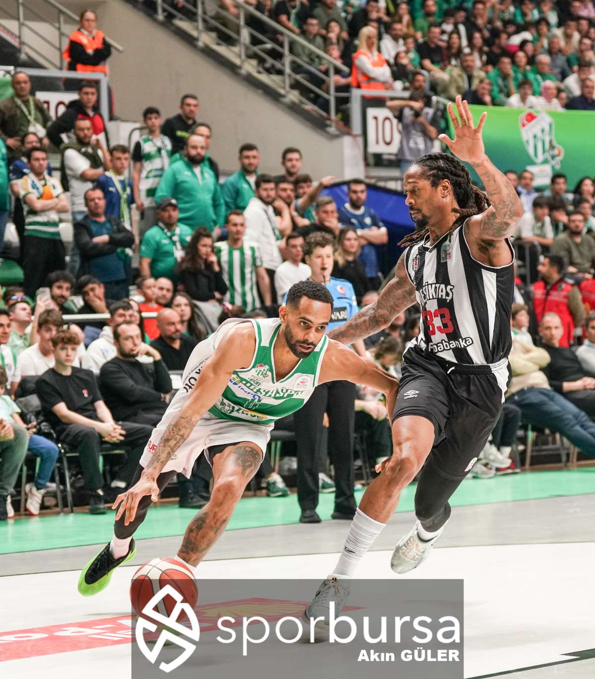 BURSASPOR YÖRSAN - BEŞİKTAŞ FİBABANKA MAÇ FOTOĞRAFLARI
