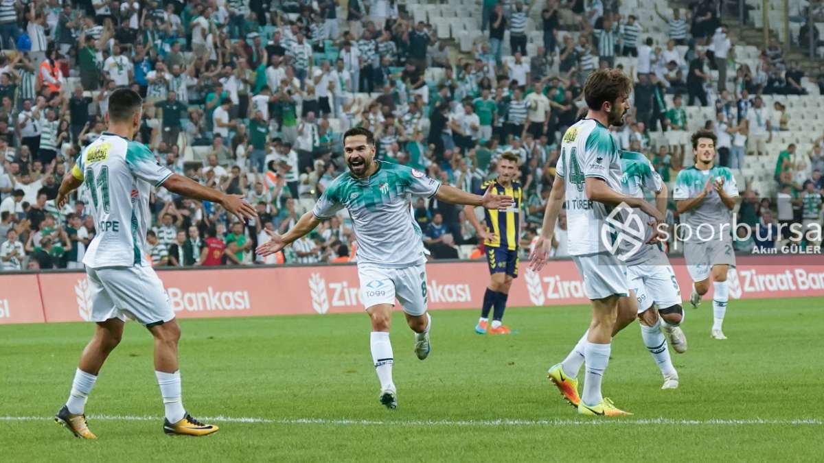 BURSASPOR - SÖĞÜTSPOR MAÇ FOTOĞRAFLARI