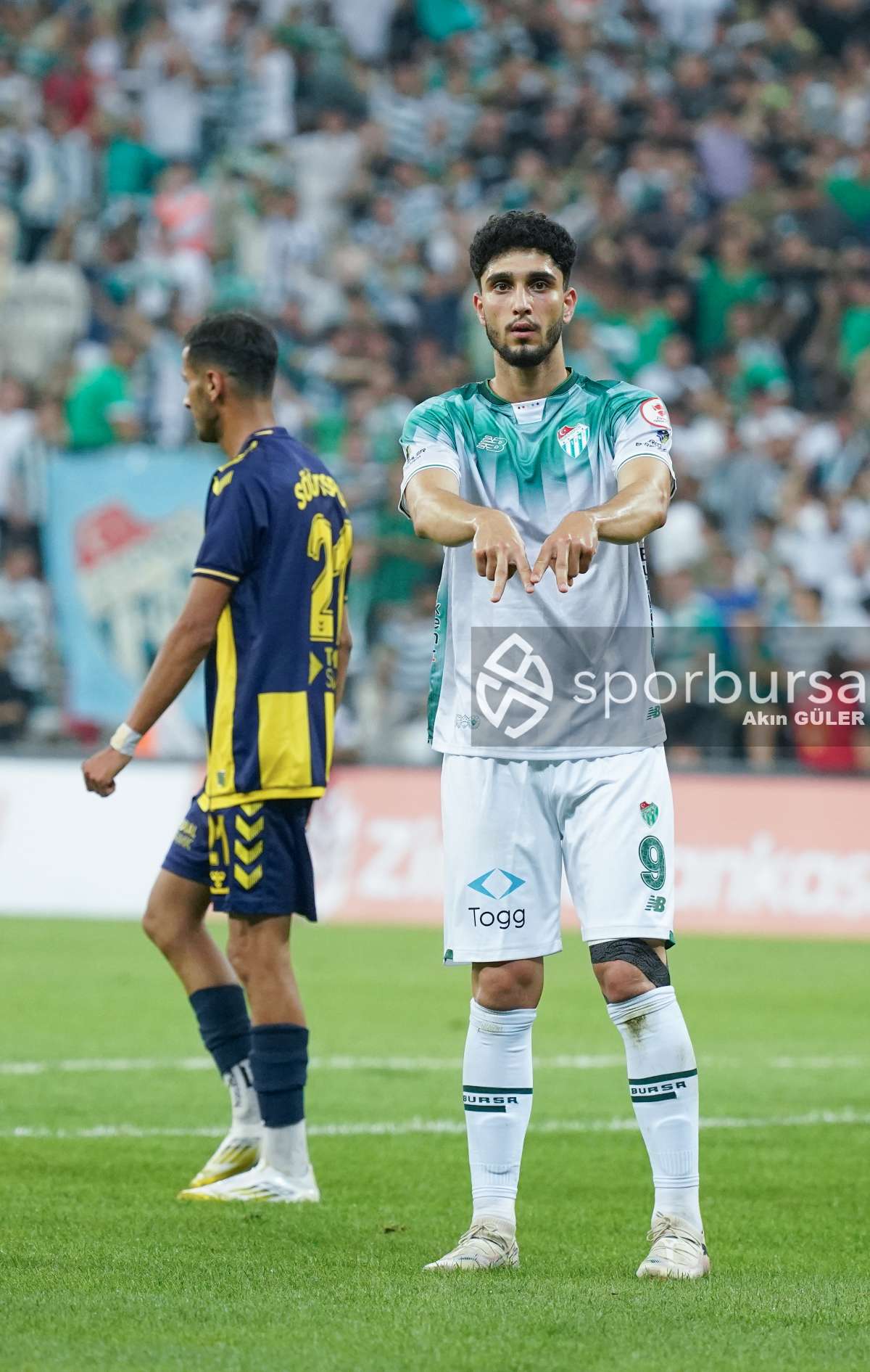 BURSASPOR - SÖĞÜTSPOR MAÇ FOTOĞRAFLARI
