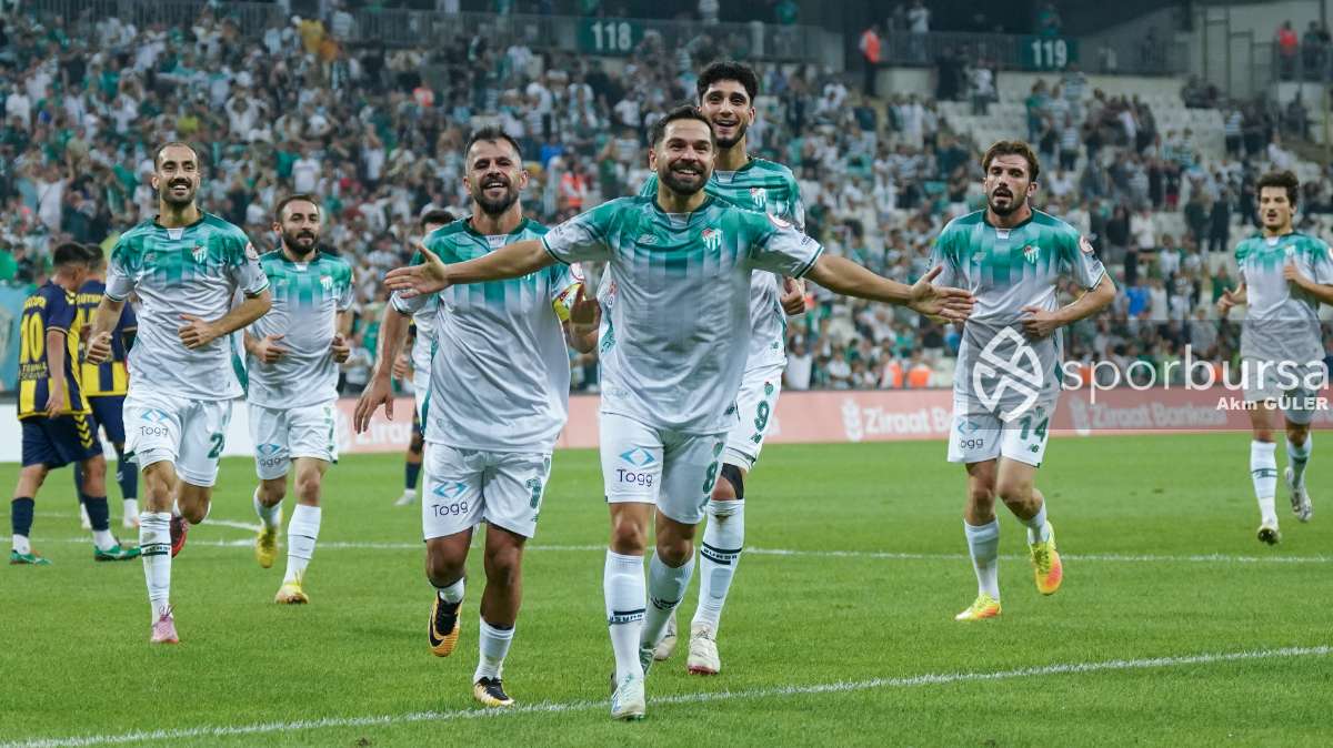 BURSASPOR - SÖĞÜTSPOR MAÇ FOTOĞRAFLARI