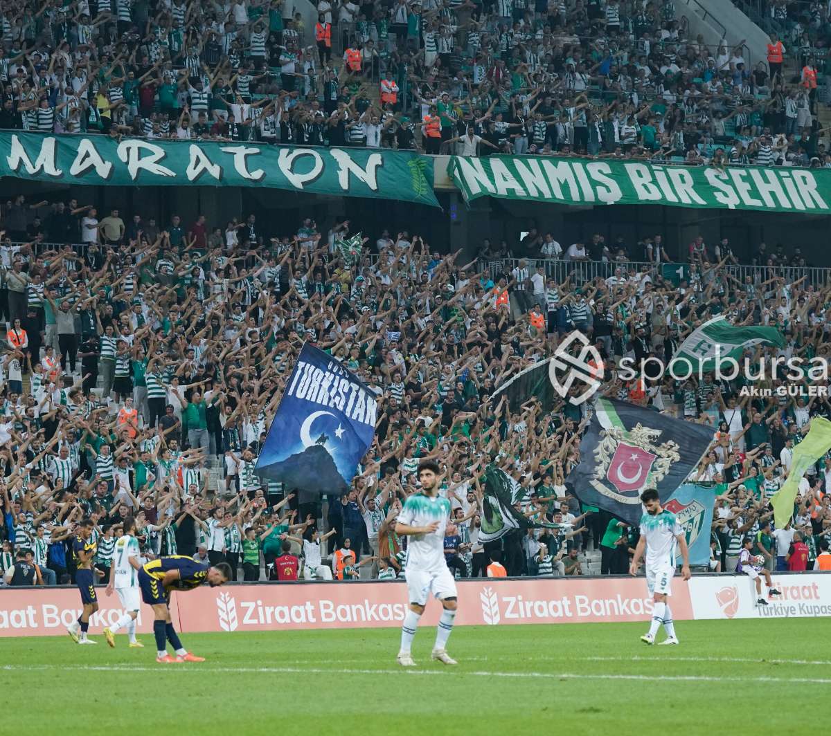 BURSASPOR - SÖĞÜTSPOR MAÇ FOTOĞRAFLARI