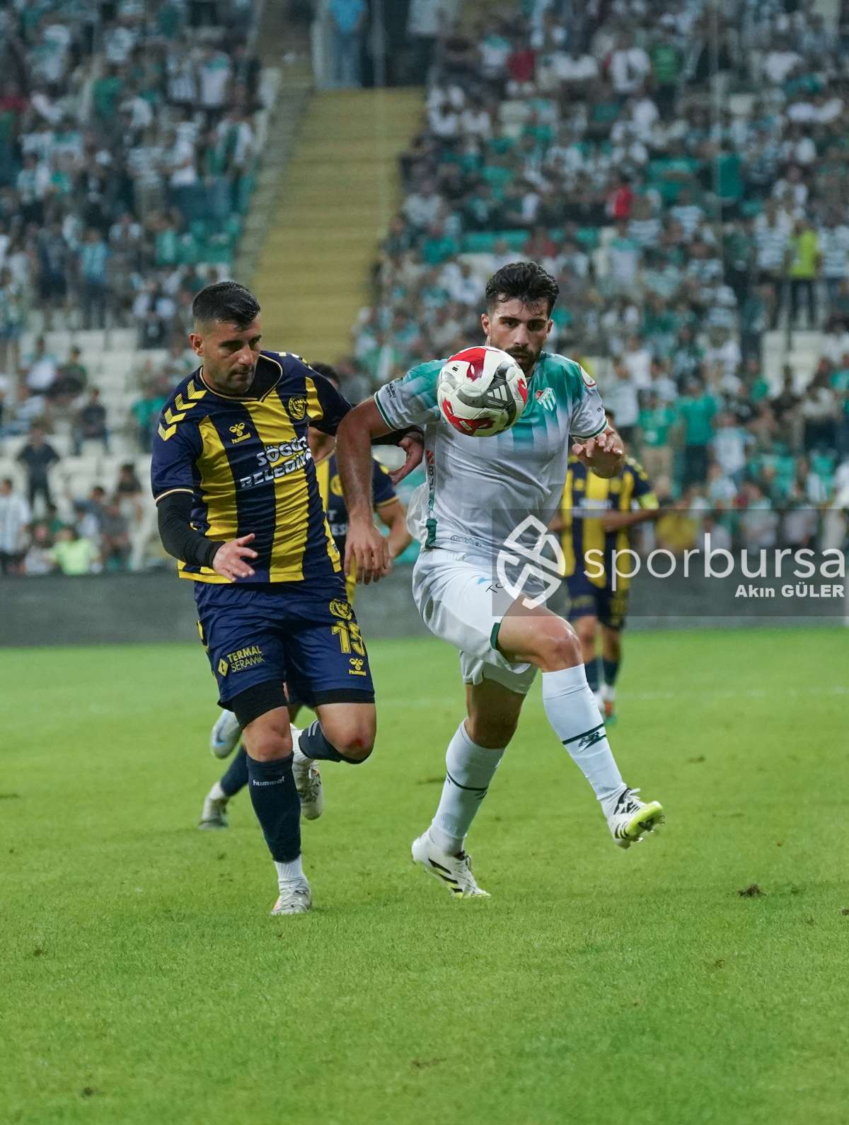 BURSASPOR - SÖĞÜTSPOR MAÇ FOTOĞRAFLARI