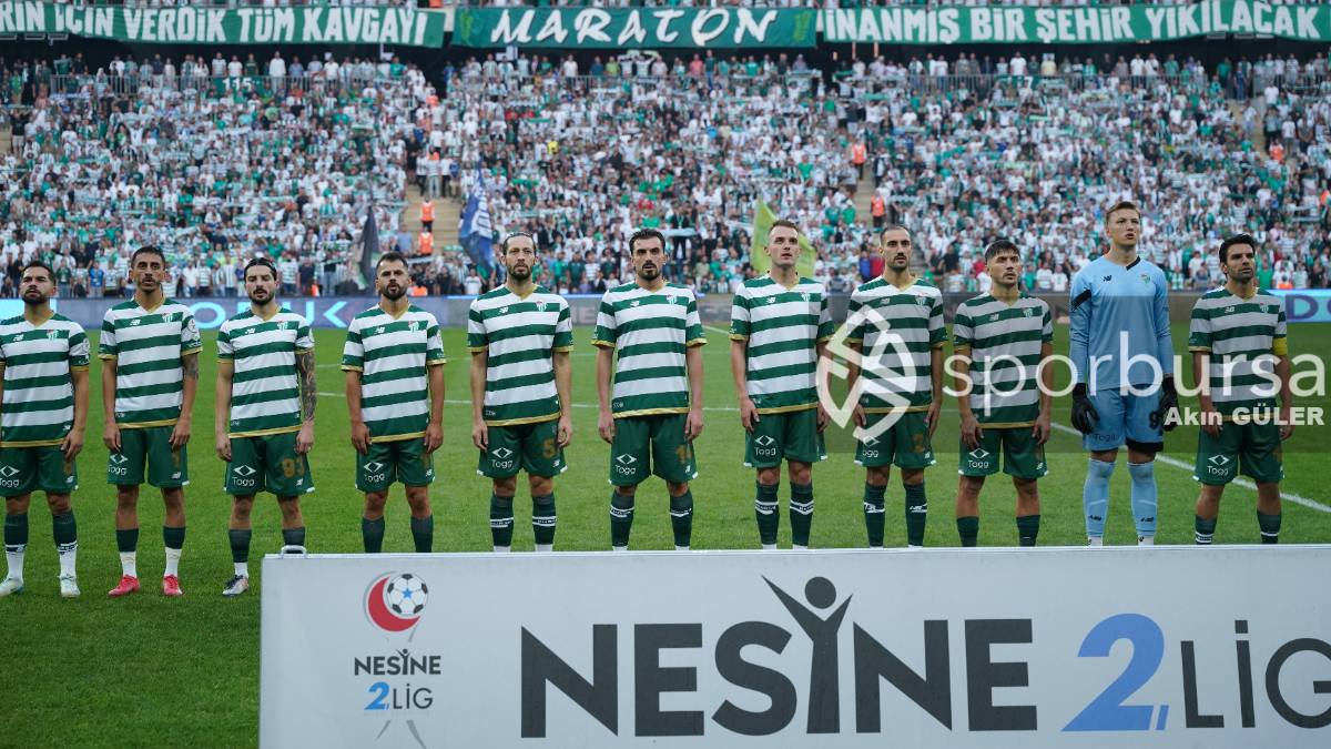 BURSASPOR - ARNAVUTKÖY BELEDİYESPOR MAÇ FOTOĞRAFLARI