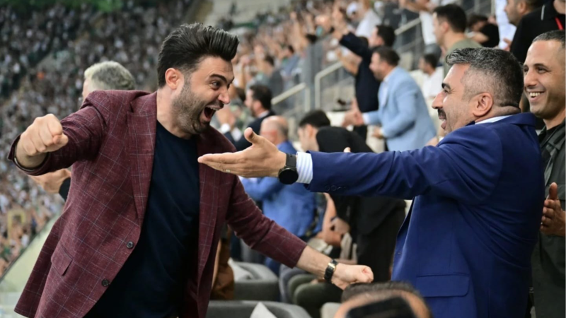 Başkan Çelik gollerde öyle sevindi ki!..