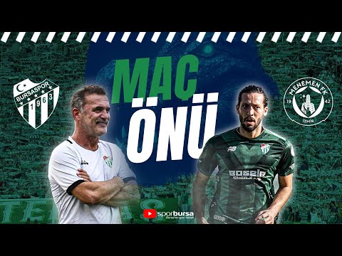 Bursaspor-Menemen FK Maç Öncesi Canlı Yayını... Tahsin Tam ile ilk sınav. #sporbursatr #bursaspor