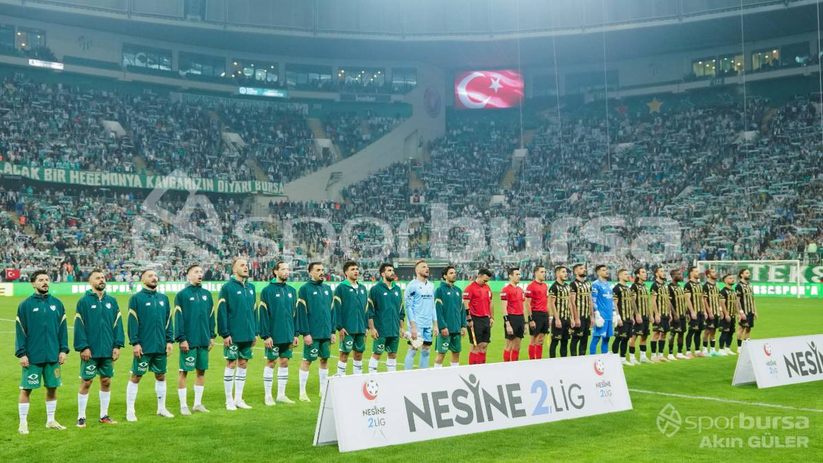 BURSASPOR - MUŞSPOR MAÇ FOTOĞRAFLARI