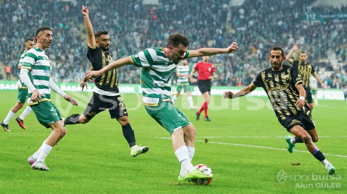 BURSASPOR - MUŞSPOR MAÇ FOTOĞRAFLARI