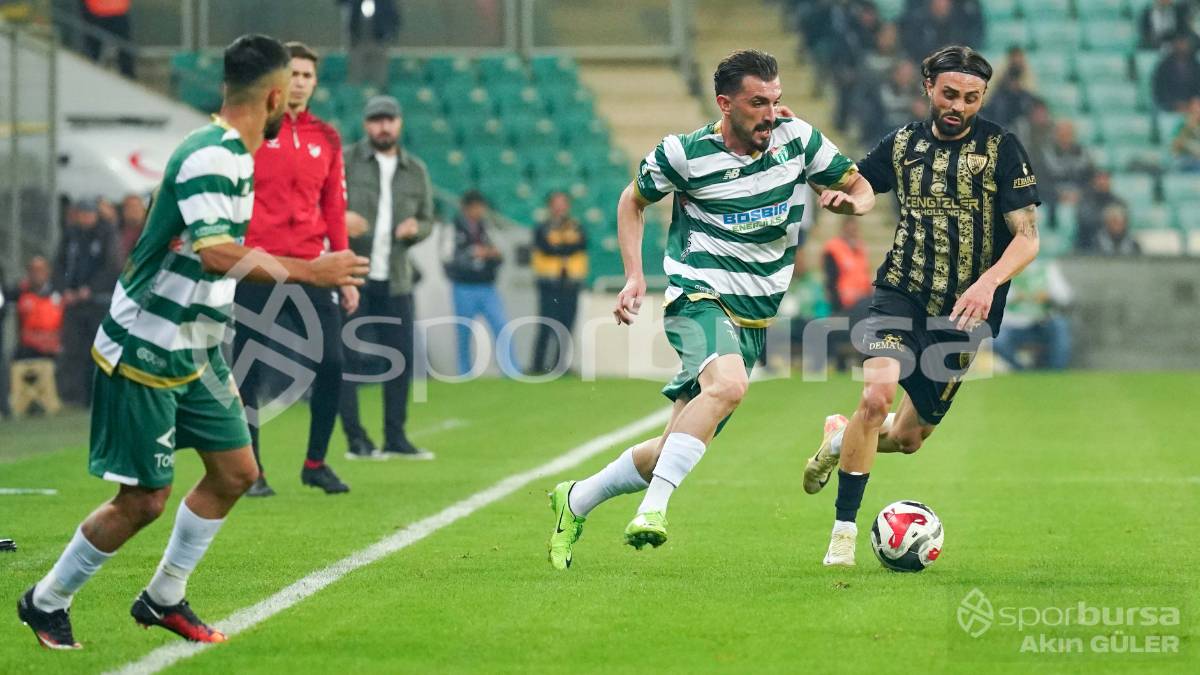 BURSASPOR - MUŞSPOR MAÇ FOTOĞRAFLARI