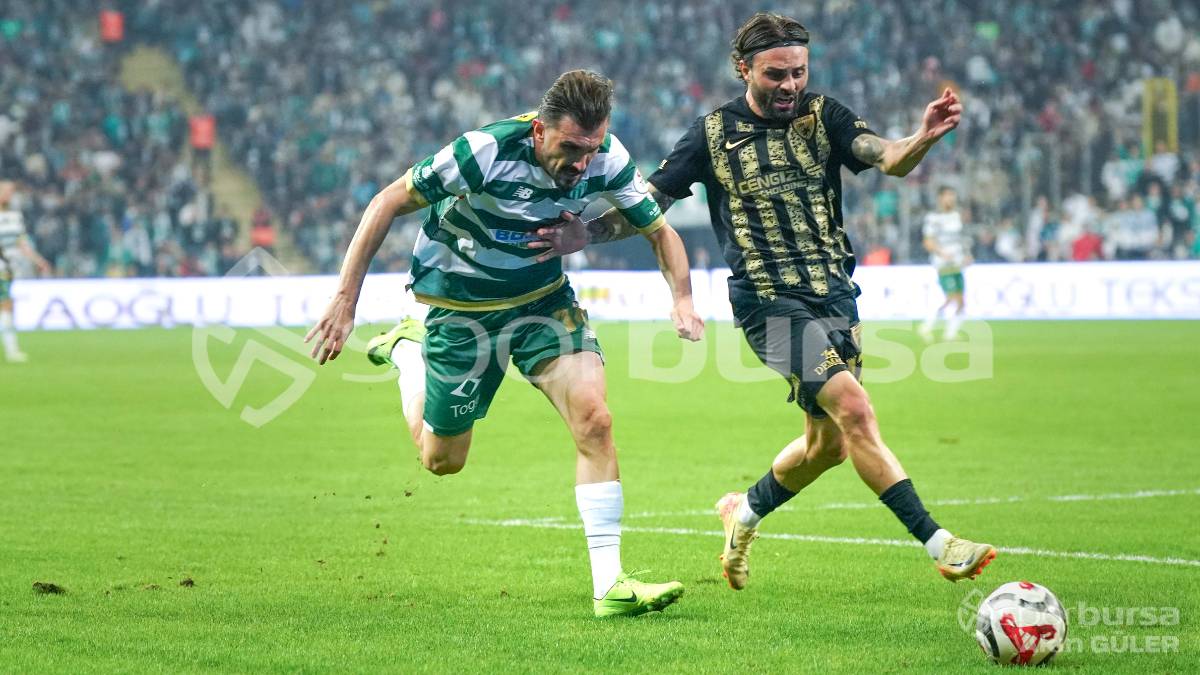 BURSASPOR - MUŞSPOR MAÇ FOTOĞRAFLARI