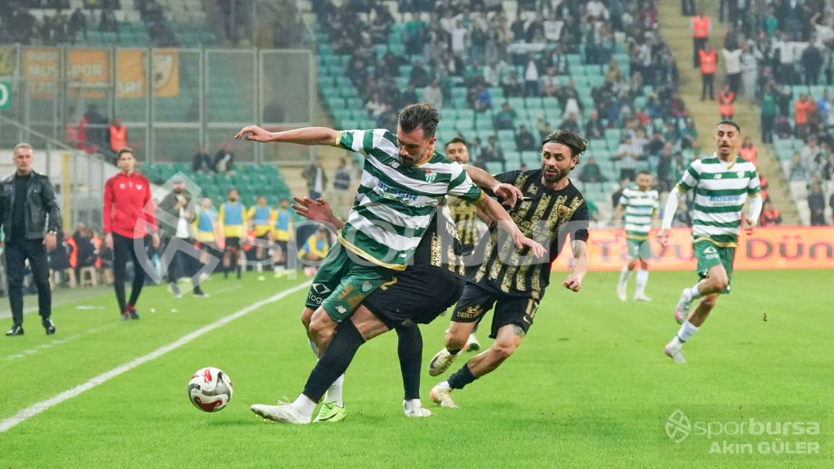 BURSASPOR - MUŞSPOR MAÇ FOTOĞRAFLARI